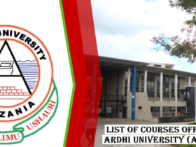 Undergraduate Courses Offered by Ardhi University