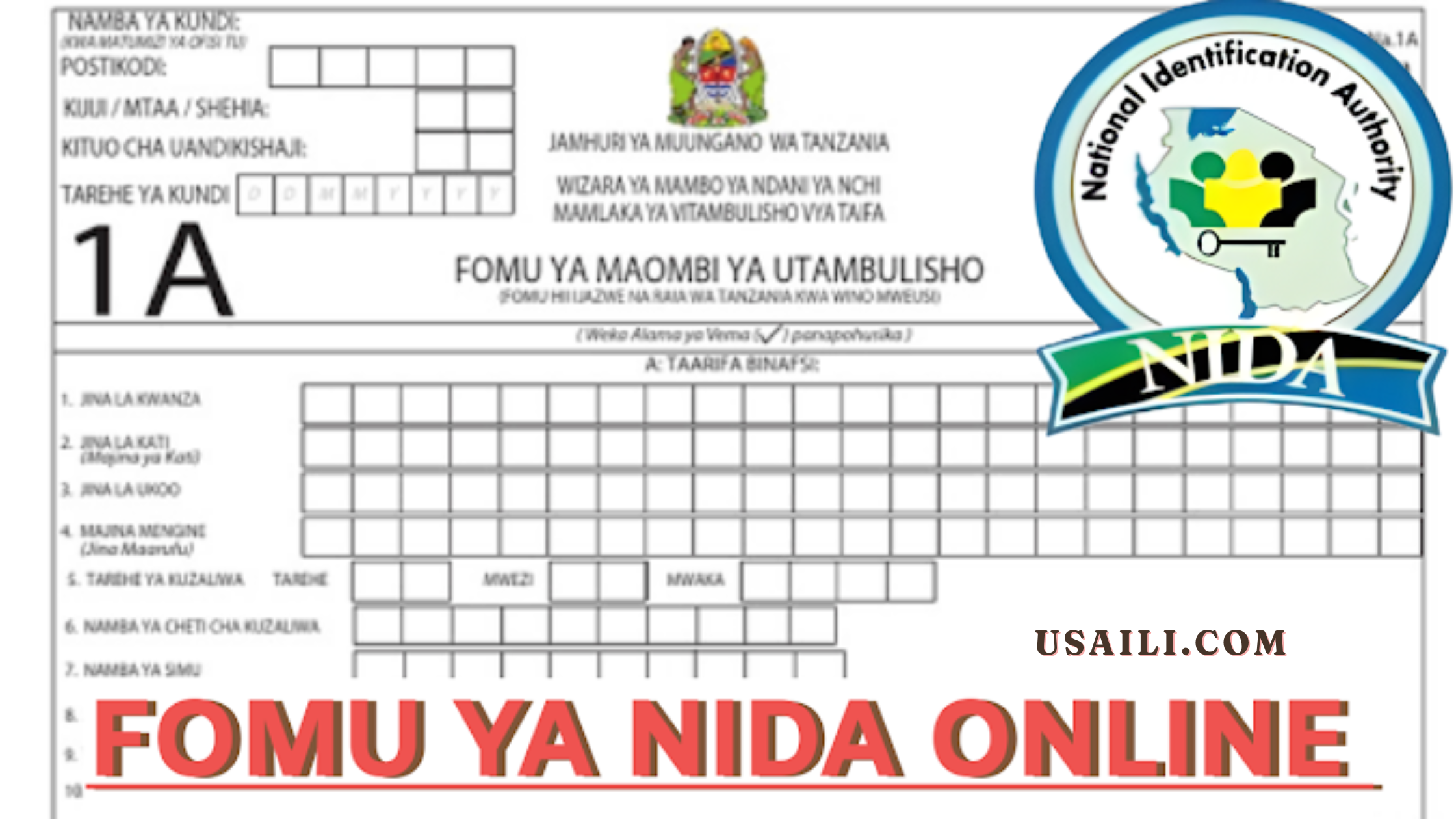 NIDA Online Application Form