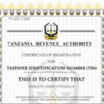 Jinsi ya Kupata TIN Number