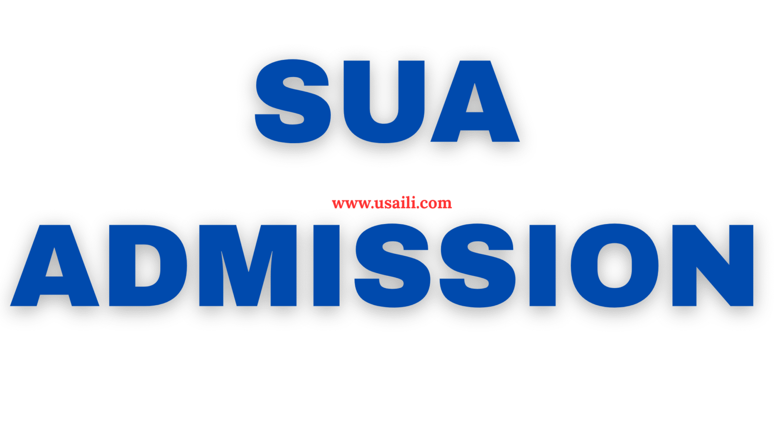 SUA Online Application 2025-2026